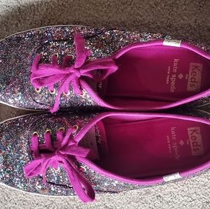 Kate spade glitter keds